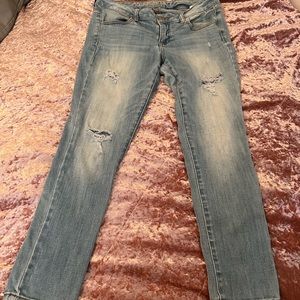 American Eagle Ripped Jegging Size 10